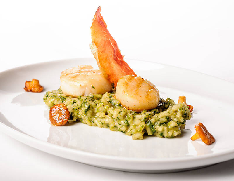 Noix de Saint-Jacques au speck