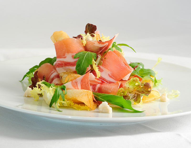 Mille-feuille de speck