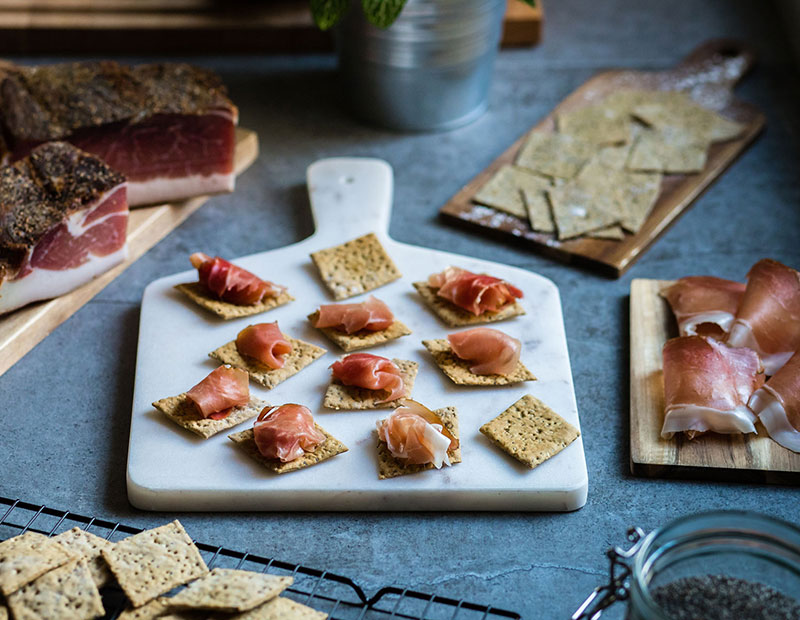 Südtiroler Speck als Snack