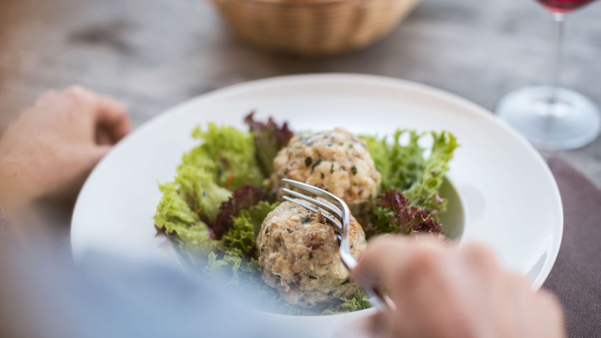 Canederli con lo speck