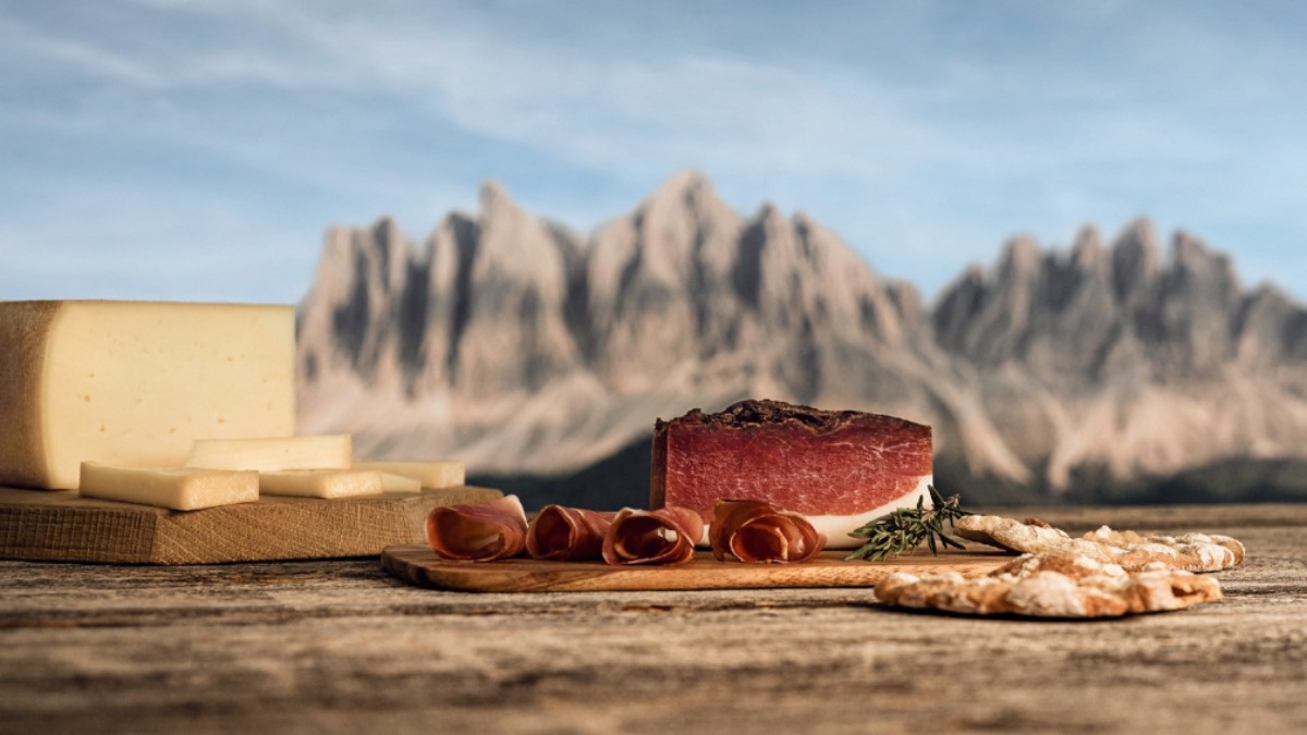 Stelvio-Käse, Speck und Schüttelbröt