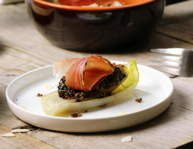 Chicorée-Salat mit Südtiroler Speck – Rezept