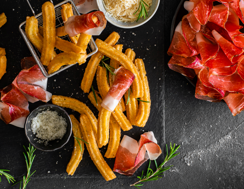 Ricetta: Churros con Speck Alto Adige IGP