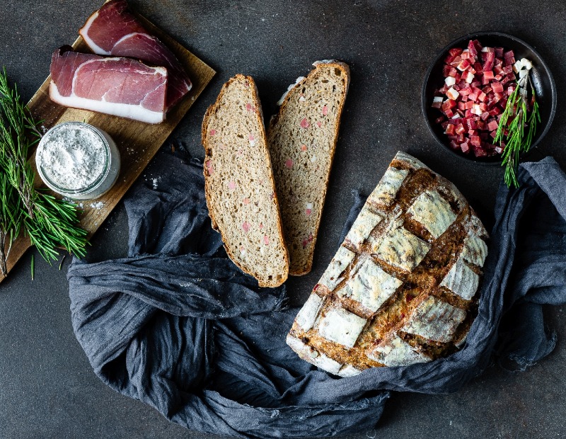 Spätzle au Speck Alto Adige IGP et sauce au fromage