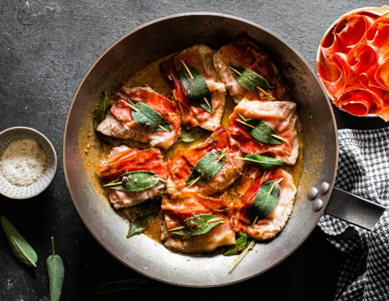 Saltimbocca con Speck Alto Adige IGP